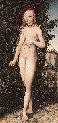 CRANACH, Lucas the Elder Venus Standing in a Landscape  fdg china oil painting reproduction